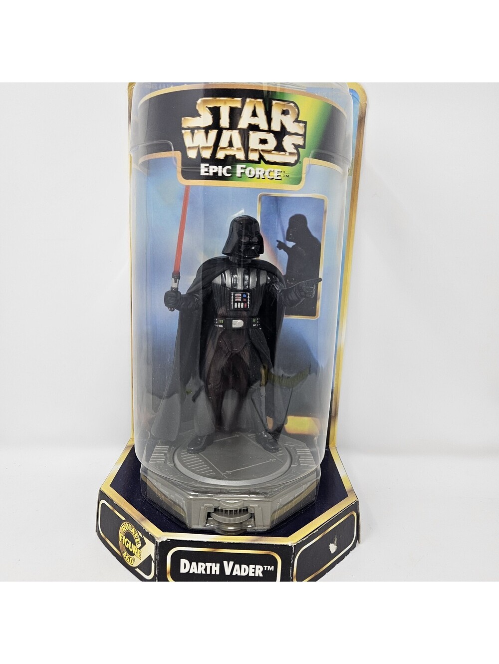 Star Wars Epic Force Darth Vader 360 Rotating Figure 1997 Kenner Vintage New